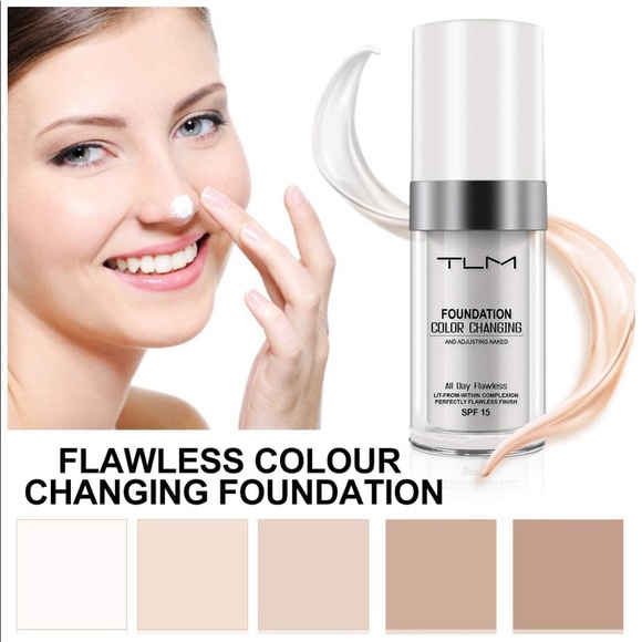 TLM Makeup Last One Tlm Color Changing Foundation All Skin Tones